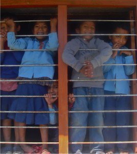 School kids in Nepal