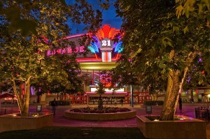 River Park Cinema at Night