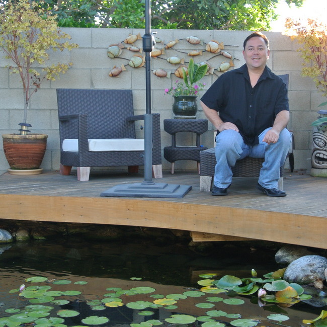 Stephen at home in Newport Beach