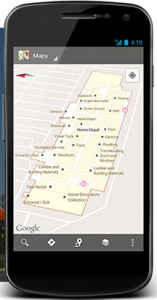 Home Depot indoors Google Maps