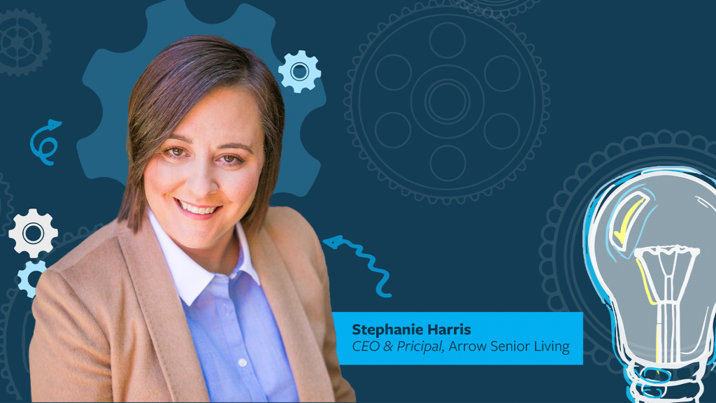 Congratulating Stephanie Harris