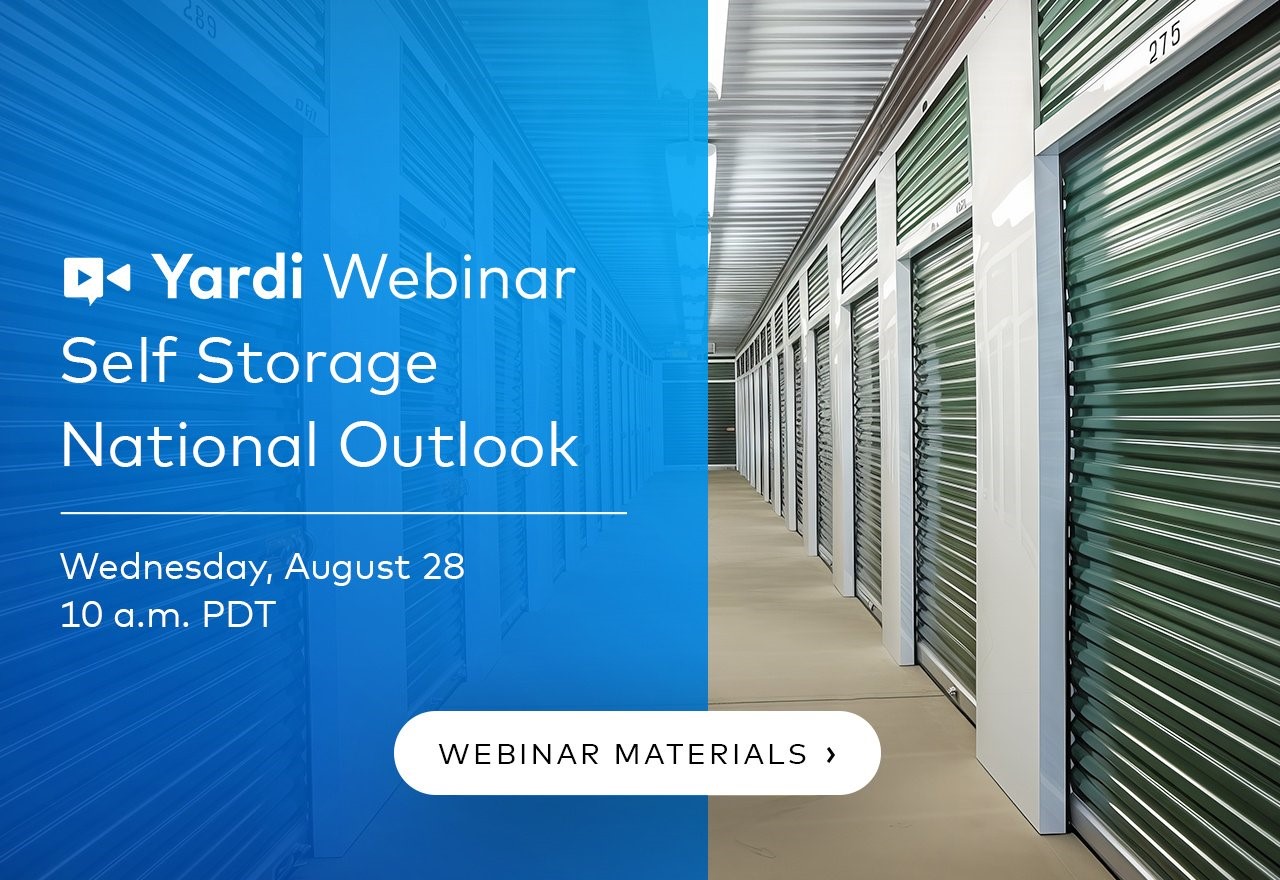 Self storage webinar August 2024